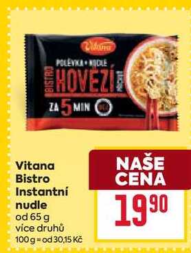 Vitana Bistro Instantní nudle od 65 g 