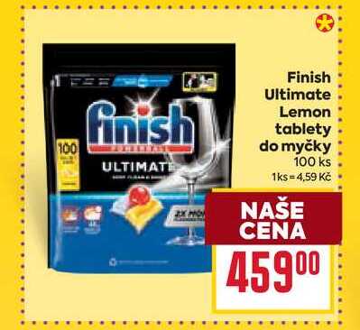 Finish Ultimate Lemon tablety do myčky 100 ks