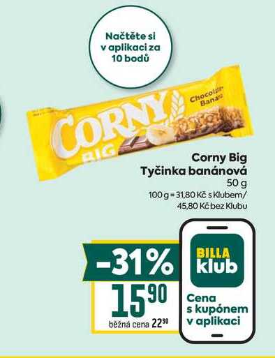 Corny Big Tyčinka banánová 50 g 