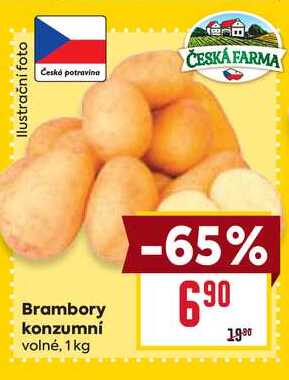Brambory konzumní volné, 1 kg 