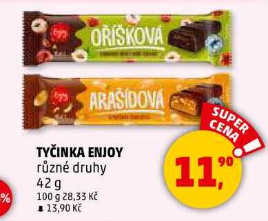 TYČINKA ENJOY různé druhy, 42 g  