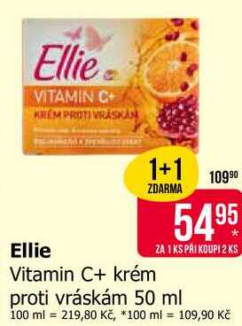Ellie Vitamin C+ krém proti vráskám 50 ml  