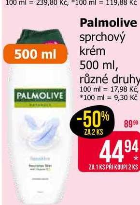 Palmolive sprchový krém 500ml, vybrané druhy