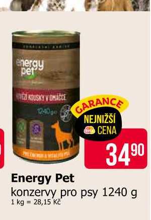 Energy Pet konzervy pro psy 1240 g 