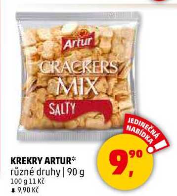 KREKRY ARTUR různé druhy, 90 g