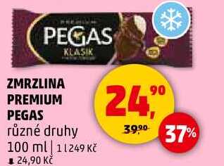 ZMRZLINA PREMIUM PEGAS různé druhy, 100 ml 