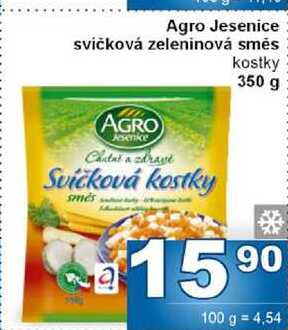 Agro Jesenice svičková zeleninová směs kostky 350 g 