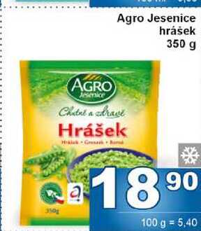 Agro Jesenice hrášek 350 g 