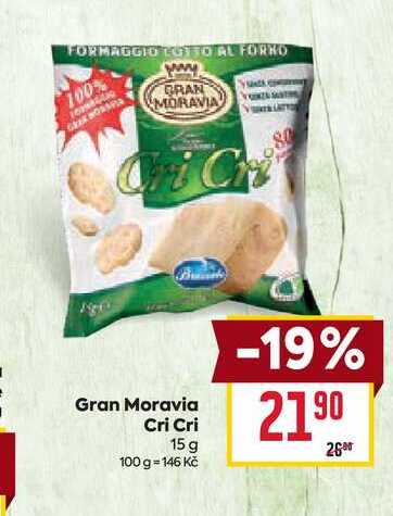Gran Moravia Cri Cri 15 g 