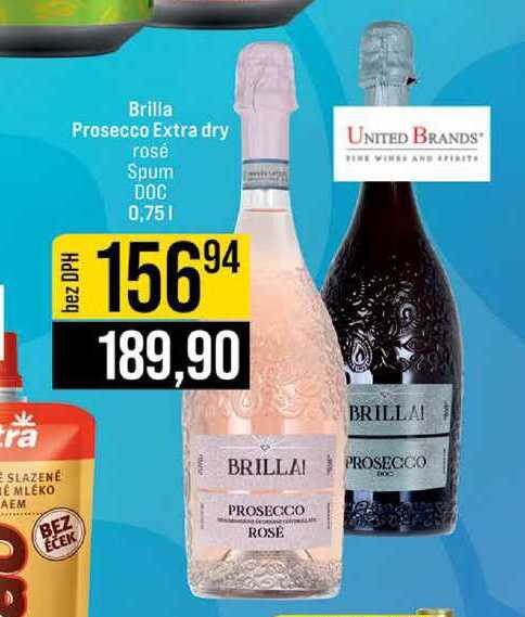 Brilla Prosecco Extra dry 0,75 l