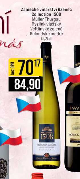 Zámecké vinařství Bzenec Collection 1508 0,75 l