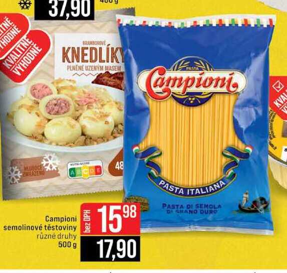 Campioni semolinové těstoviny 500 g 