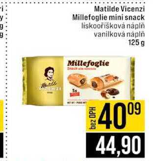 Matilde Vicenzi Millefoglie mini snack 125 g 