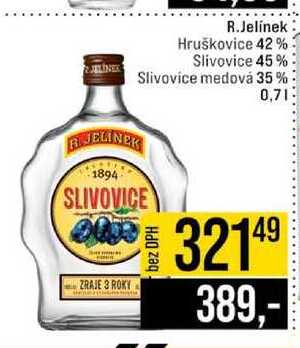 R. Jelínek pálenka 0,7 l 