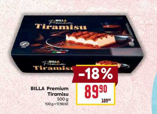 BILLA Premium Tiramisu 500 g 