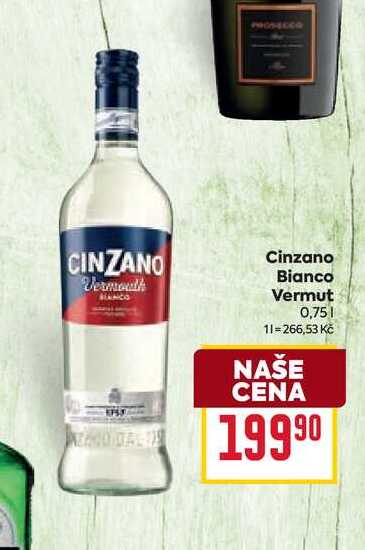 Cinzano Bianco Vermut 0,75l