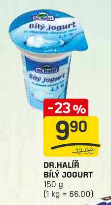 Dr.Halíř Bílý Jogurt 150g