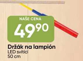 Držák na lampión LED svítící 50 cm 