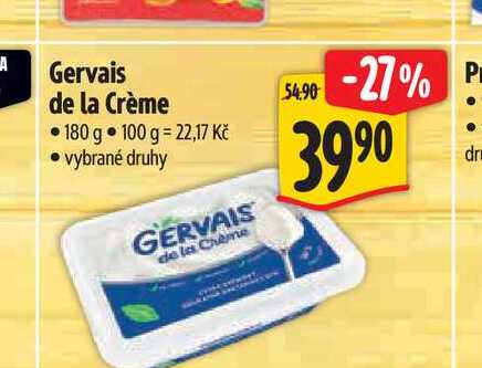  Gervais de la Crème  180 g 