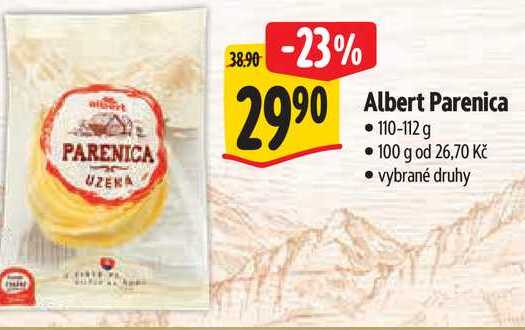  Albert Parenica 110-112 g  