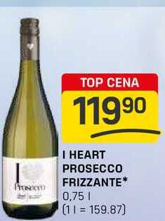 I HEART PROSECCO FRIZZANTE 0,75l
