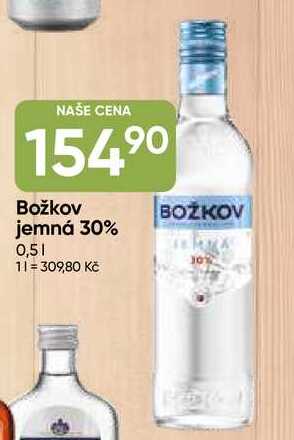 Božkov jemná 30% 0,5l
