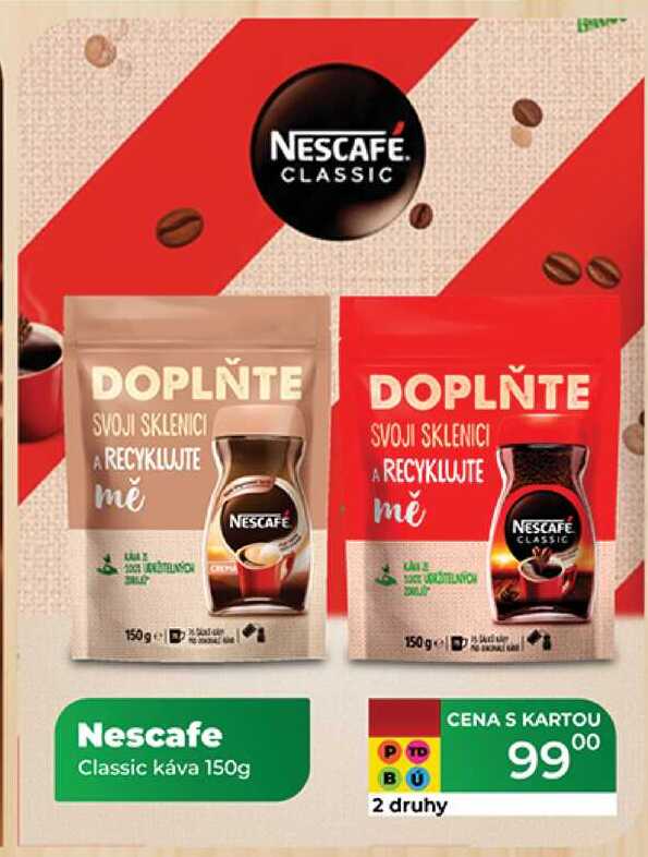 Nescafe Classic káva 150g 
