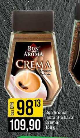 Bon Aroma instantní káva Crema 150 g 