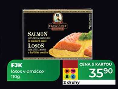 FJK  losos v omáčce 110g 