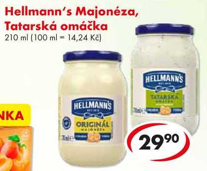 Hellmann's Majonéza, Tatarská omáčka, 210 ml