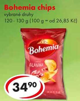 Bohemia chips, 120-130 g 