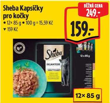 Sheba Kapsičky pro kočky, 12x 85 g  
