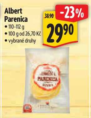 Albert Parenica, 110-112 g 