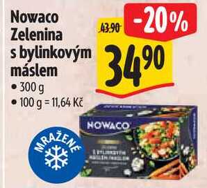 Nowaco Zelenina s bylinkovým máslem, 300 g 