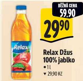Relax Džus 100% jablko, 1 l