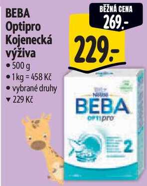BEBA Optipro Kojenecká výživa, 500 g