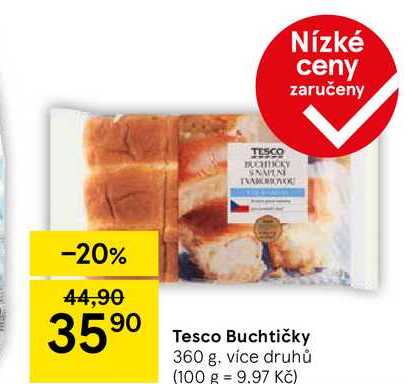 Tesco Buchtičky, 360 g, více druhů  