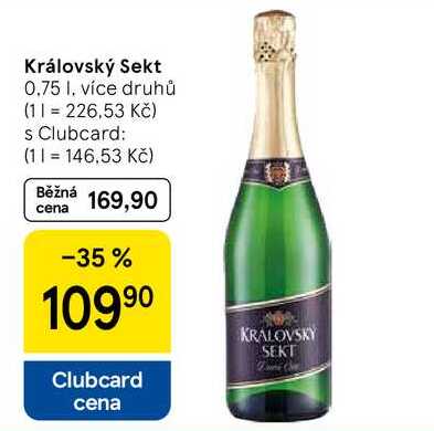 Královský Sekt, 0.75 l