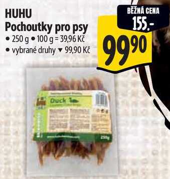HUHU Pochoutky pro psy, 250 g 