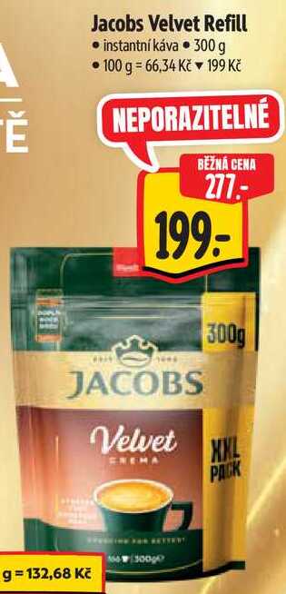 Jacobs Velvet Refill, 300 g