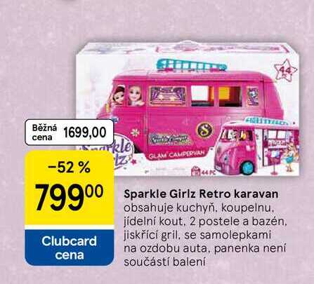 Sparkle Girlz Retro karavan 