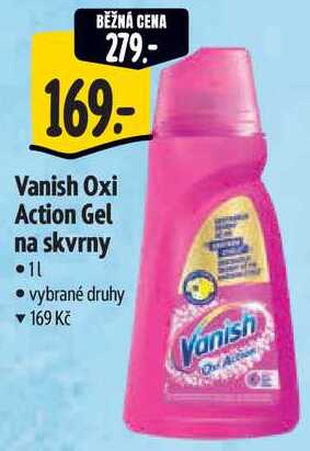 Vanish Oxi Action Gel na skvrny, 1 l