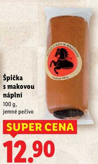 Špička s makovou náplní, 100 g