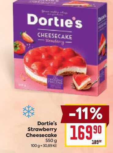 Dortie's Strawberry Cheesecake 550 g 