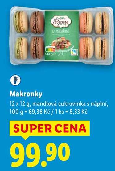Makronky, 12x 12 g