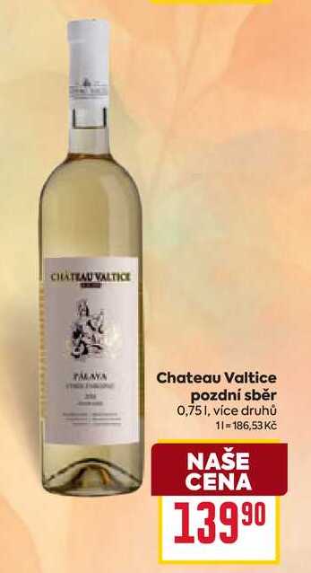 Chateau Valtice pozdní sběr 0,75l