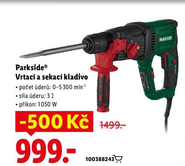 Parkside Vrtací a sekací kladivo