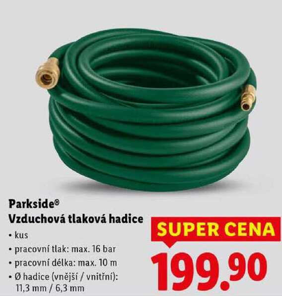 Parkside Vzduchová tlaková hadice 