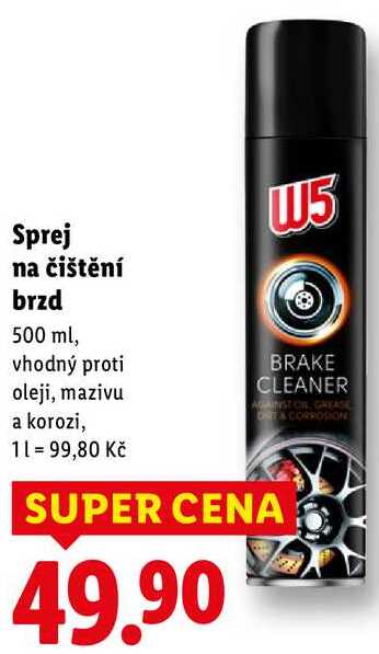 Sprej na čištění brzd, 500 ml