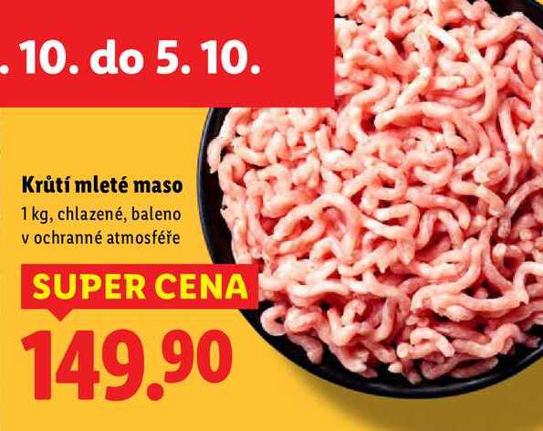 Krůtí mleté maso, 1 kg